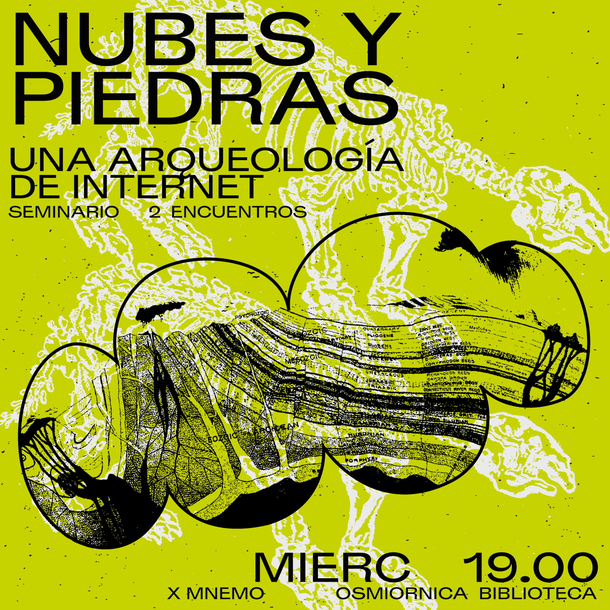 Nubes y piedras, una arqueología de internet